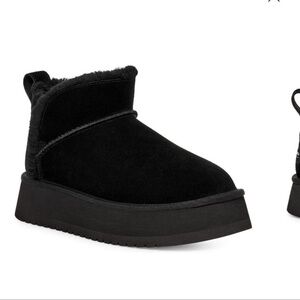 Koolaburra Black Winter Platform Boots